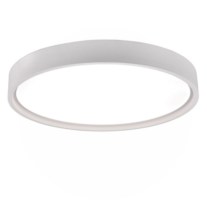 White flush ceiling light modern, Destin, 29W, warm to cold white adjustable LED
