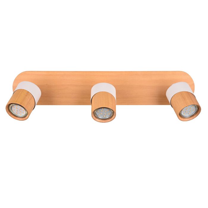 Rustic ceiling spotlight wood, Carine