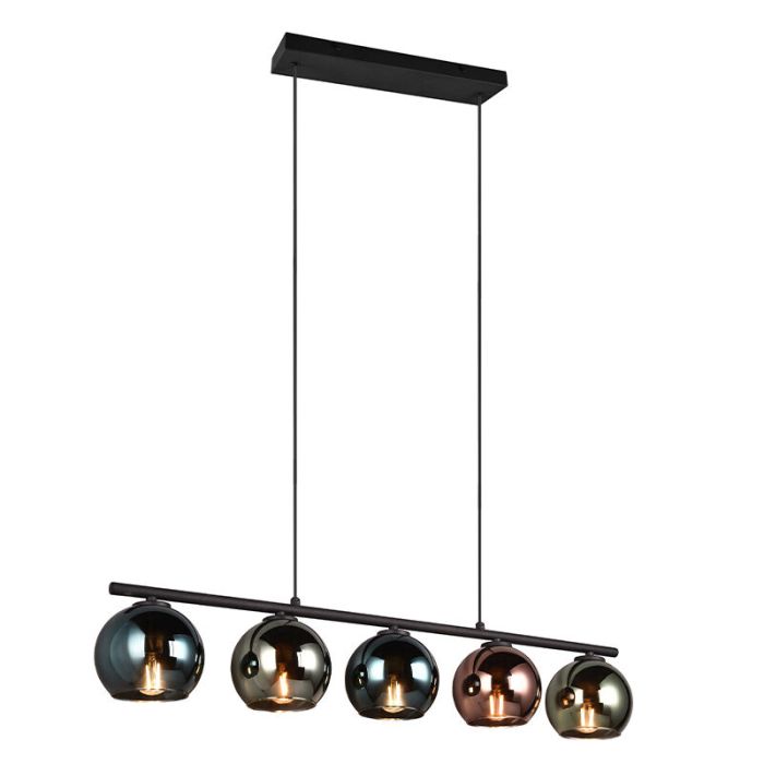 Multicoloured pendant light design, Glenda