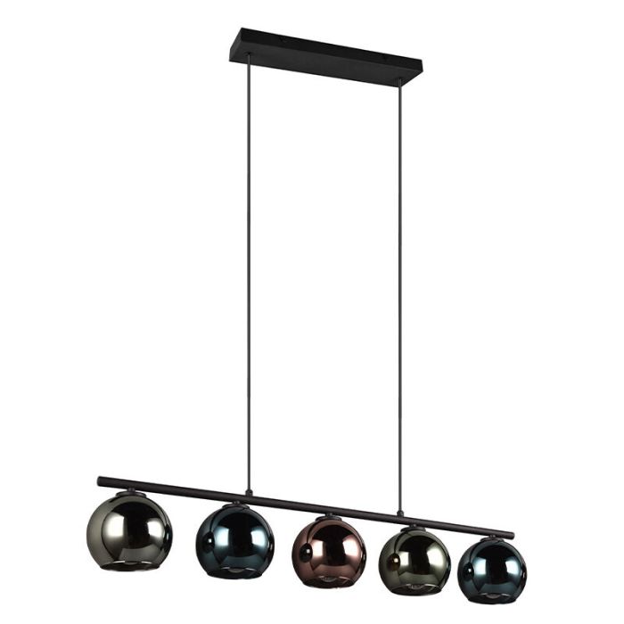 Multicoloured pendant light design, Glenda