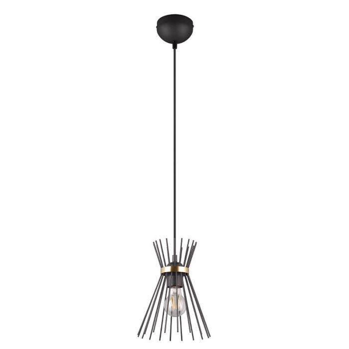 Black pendant light industrial, Fransiscus