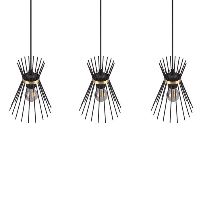 Black pendant light industrial, Fransiscus