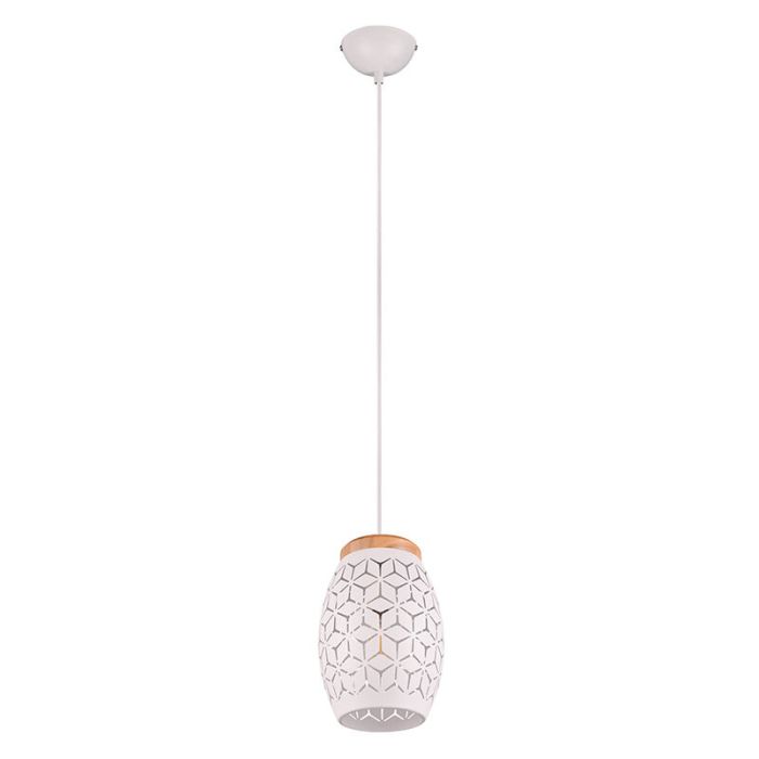 White pendant light modern, Delana