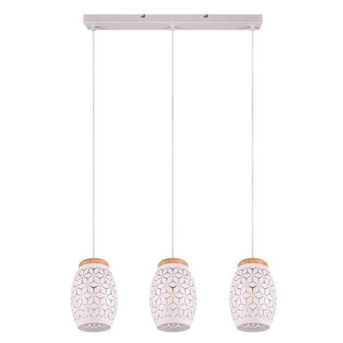 White pendant light modern, Delana