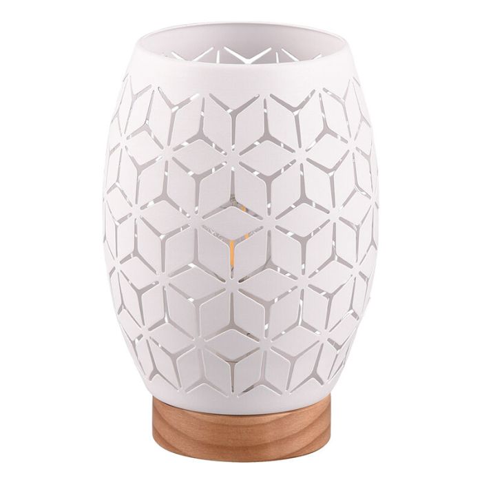 White table lamp modern, Delana