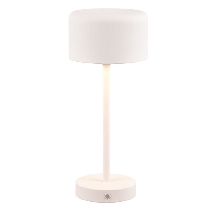 White table lamp modern, Dustin, 1,5W, 3000K LED, with touch dimmer