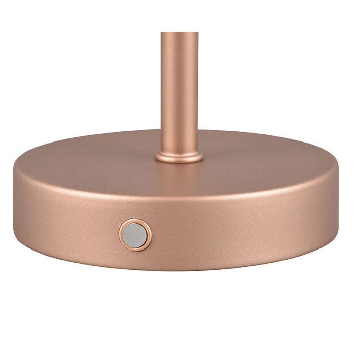 Bronze table lamp modern, Dustin, 1,5W, 3000K LED, with touch dimmer