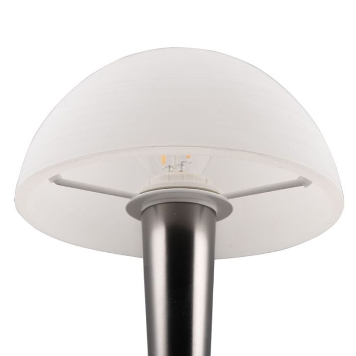 Black table lamp modern, Delila, with touch dimmer