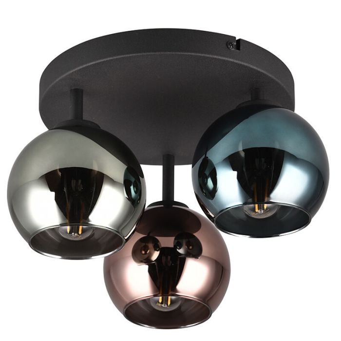 Multicoloured ceiling light design, Glenda
