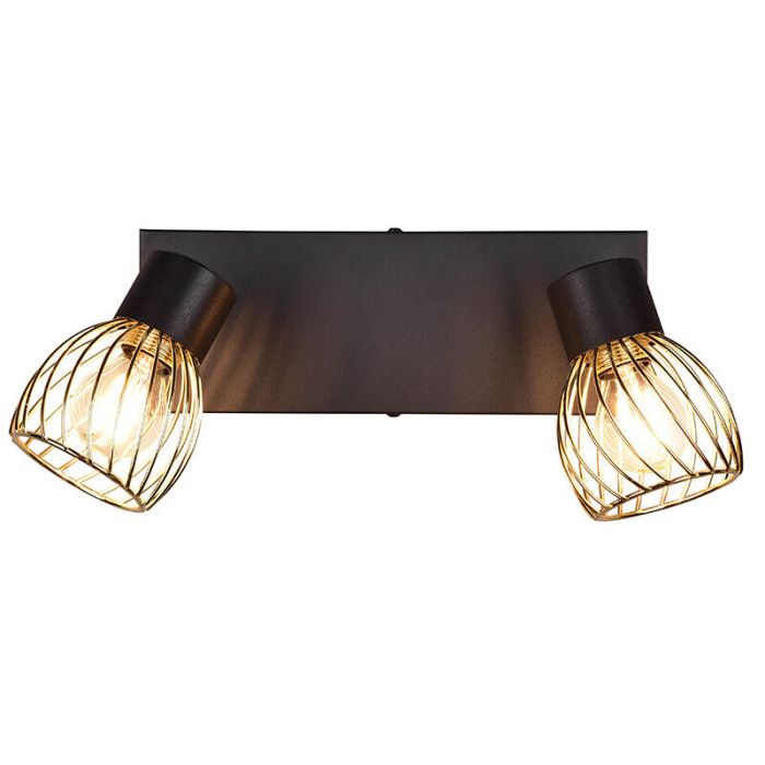 Black ceiling spotlight industrial, Amaya