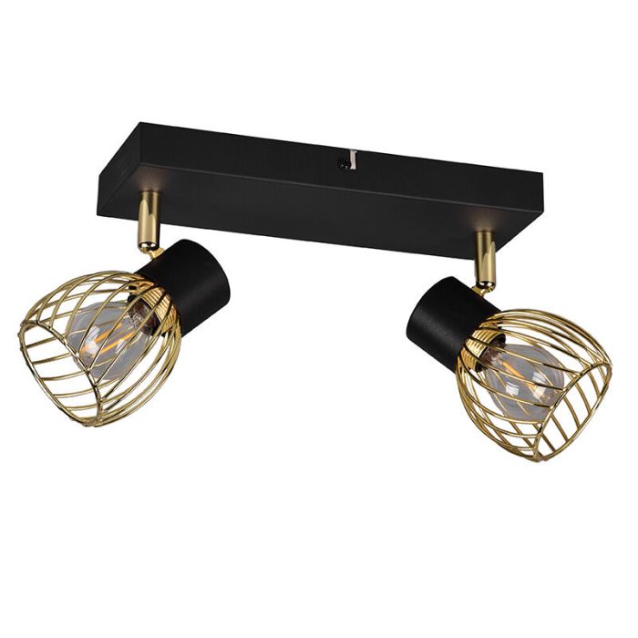 Black ceiling spotlight industrial, Amaya