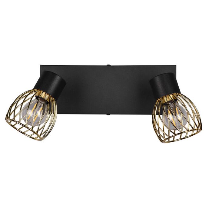 Black ceiling spotlight industrial, Amaya