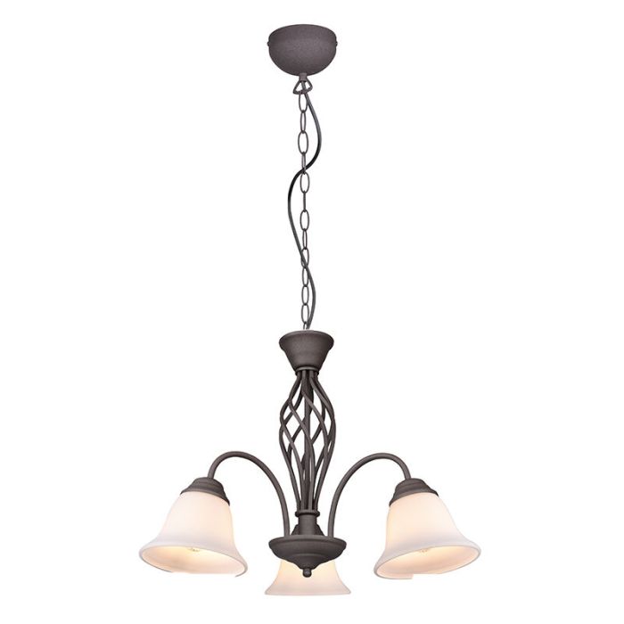 Rust Coloured chandelier classic, Detroit