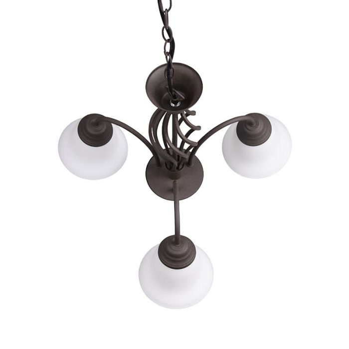 Rust Coloured chandelier classic, Detroit