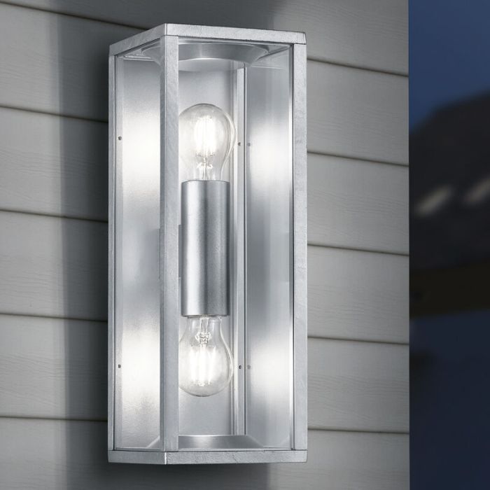 Grey outdoor light industrial, Sanna, IP44