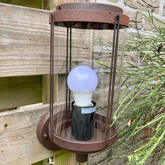Rust Coloured outdoor light industrial, Sammy, IP44