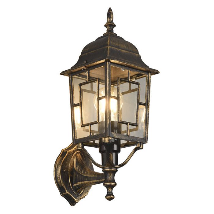 Rust Coloured outdoor light classic, Viyan, IP23