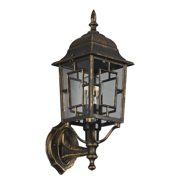 Rust Coloured outdoor light classic, Viyan, IP23