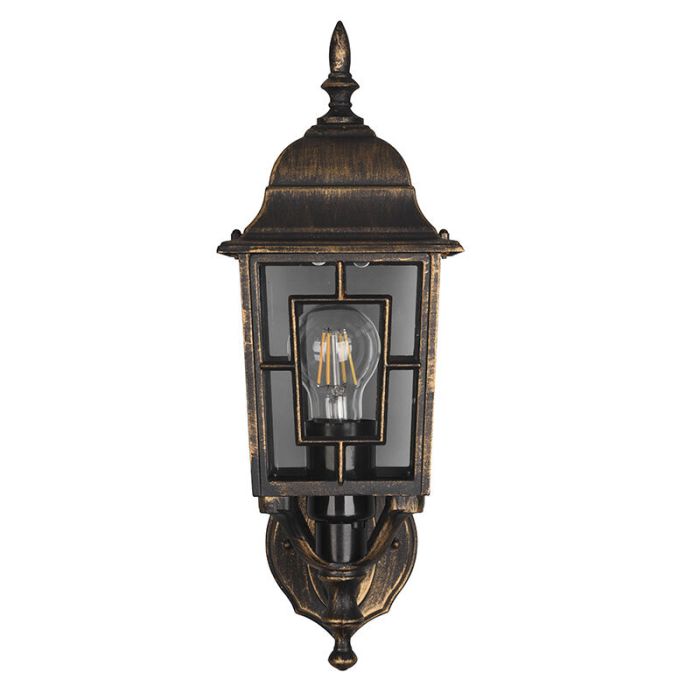 Rust Coloured outdoor light classic, Viyan, IP23