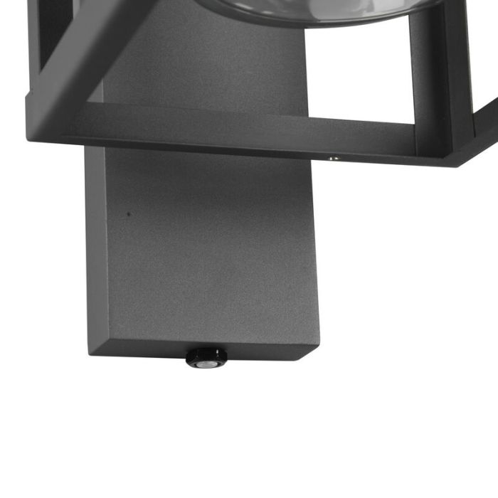 Anthracite outdoor wall light with dusk to dawn sensor modern, Reini, IP44