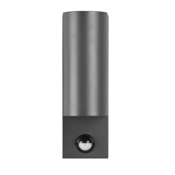 Anthracite outdoor wall light with motion sensor modern, Laurien, IP44