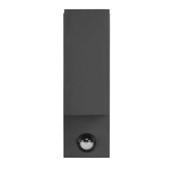 Anthracite outdoor wall light with motion sensor modern, Laurien, IP44