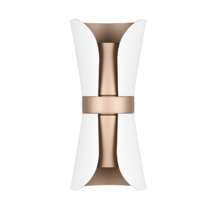 White wall light design, Suad, with switch