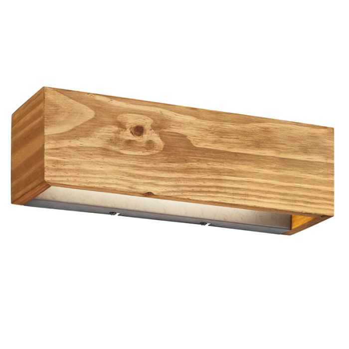 Wood up down wall light brown, Deka, 13W, 3000K LED