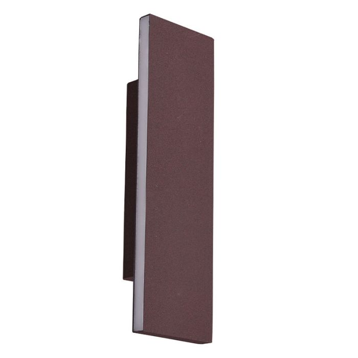 Rust Coloured up down wall light modern, Coscon, 6W, 3000K LED