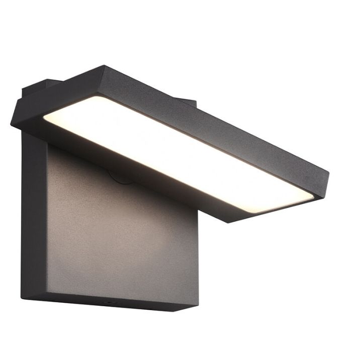 Anthracite outdoor light modern, Tabita, 8W, 3000K LED, IP54