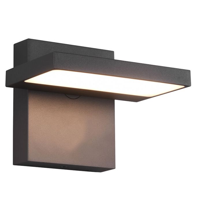 Anthracite outdoor light modern, Tabita, 8W, 3000K LED, IP54