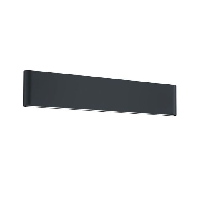 Anthracite outdoor light modern, Bridlington, 8W, 3000K LED, IP54
