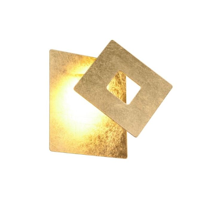 Golden wall light design, Ting, 6W, 3000K LED