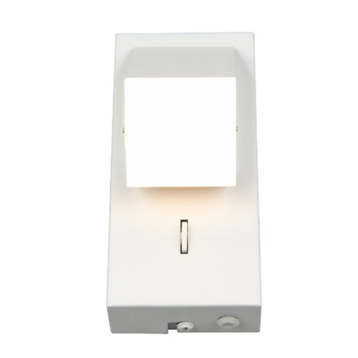 White wall light modern, Lok, 3W, 3000K LED