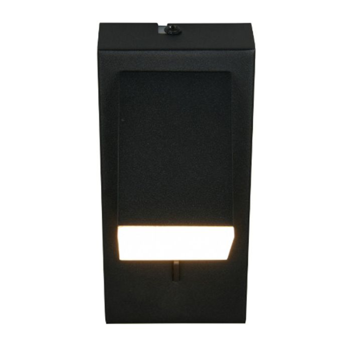 Black wall light modern, Lok, 3W, 3000K LED