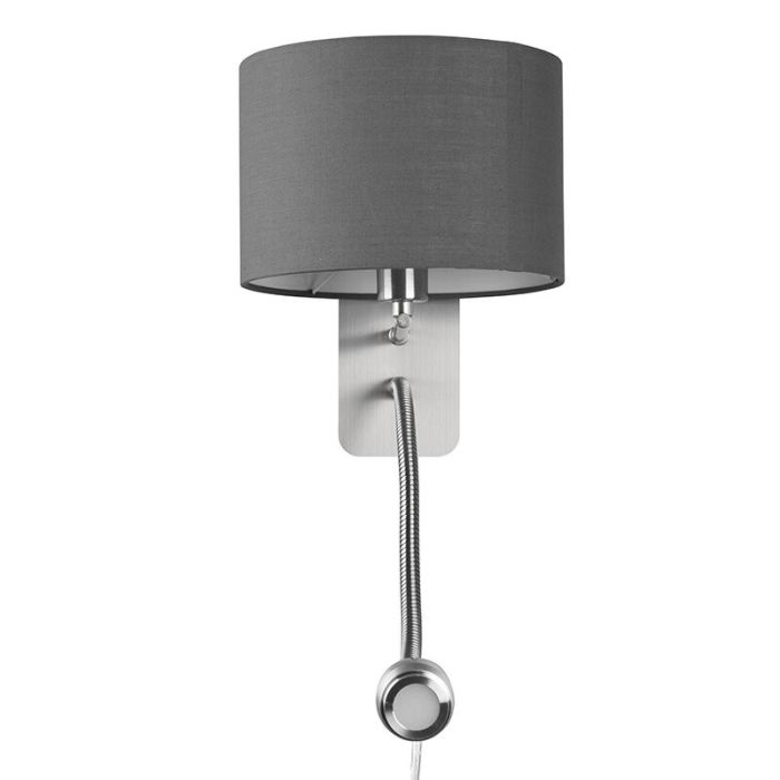 Nickel up down wall light modern, Ledbury