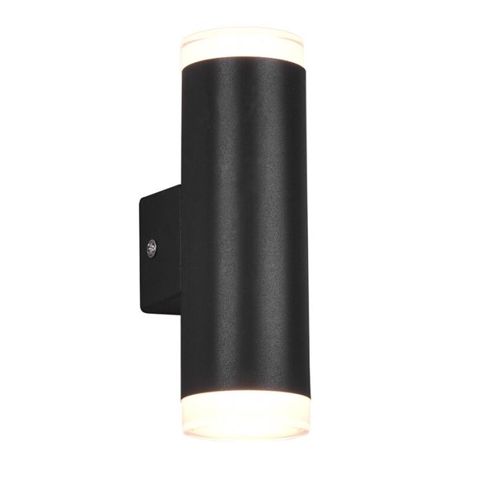 Black bathroom wall light modern, Spjald, 4W, 3000K LED, IP44