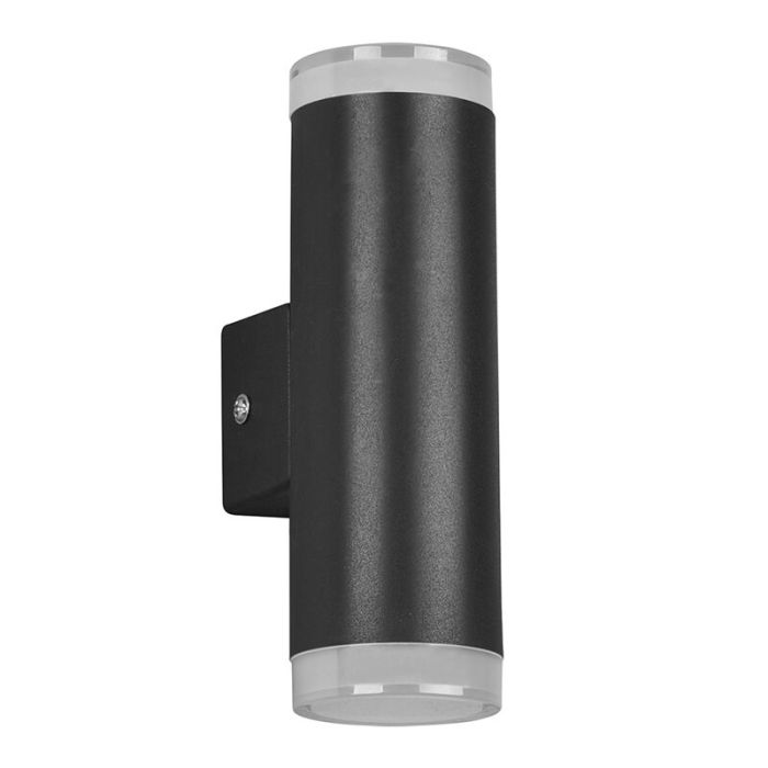 Black bathroom wall light modern, Spjald, 4W, 3000K LED, IP44