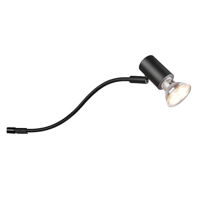 Black bathroom wall light modern, Martika, IP44