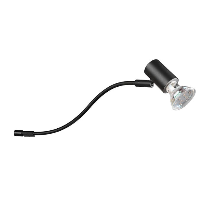 Black bathroom wall light modern, Martika, IP44