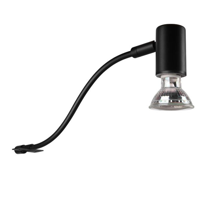 Black bathroom wall light modern, Martika, IP44