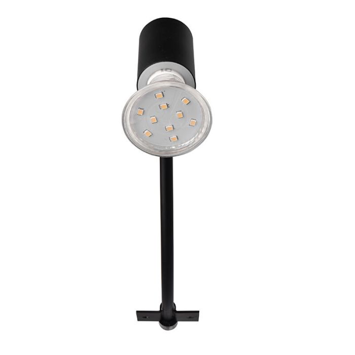 Black bathroom wall light modern, Martika, IP44