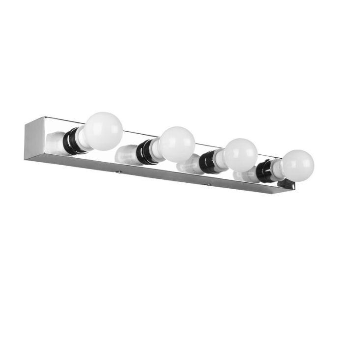 Chrome bathroom wall light modern, Rinaldo, IP44