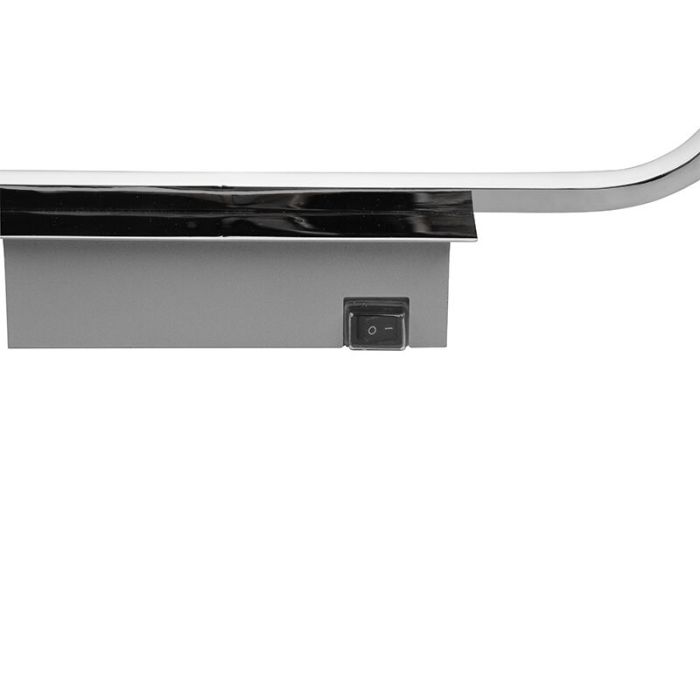 Chrome bathroom wall light modern, Martin, 22W, 3000K LED, IP44