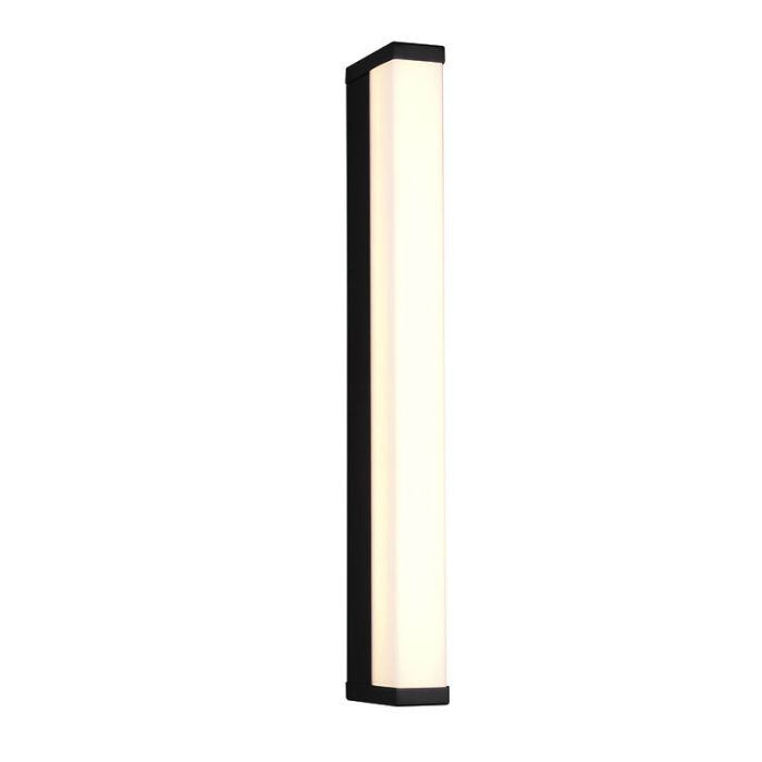 Black bathroom wall light modern, Celesta, 6W, 3000K LED, IP44