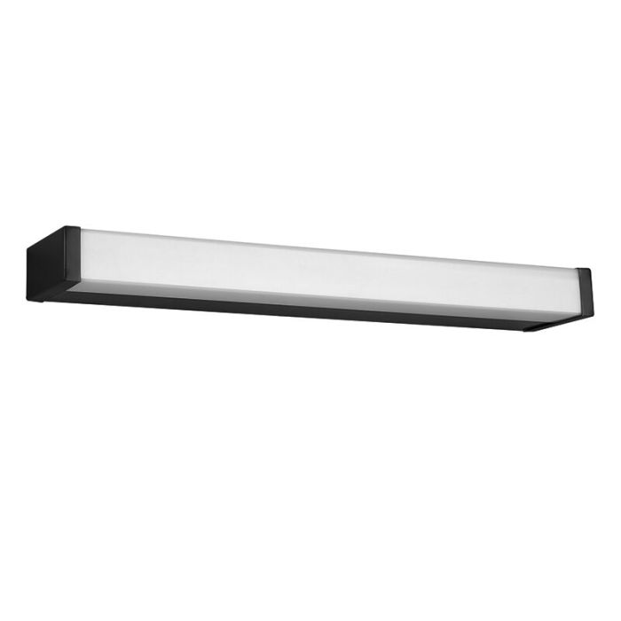 Black bathroom wall light modern, Celesta, 6W, 3000K LED, IP44