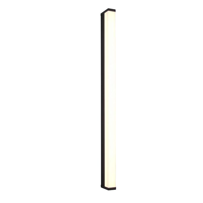 Black bathroom wall light modern, Celesta, 12W, 3000K LED, IP44
