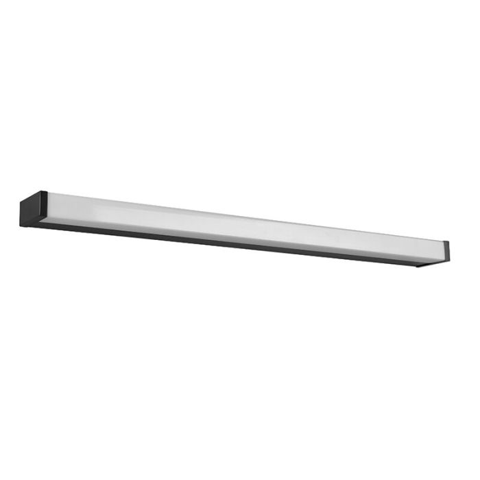 Black bathroom wall light modern, Celesta, 12W, 3000K LED, IP44