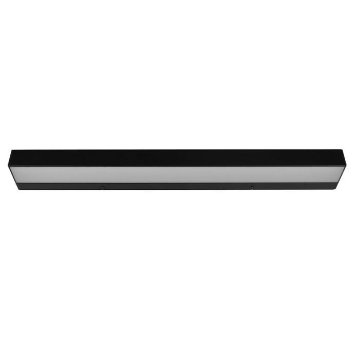Black bathroom wall light modern, Basma, 8W, 3000K LED, IP44