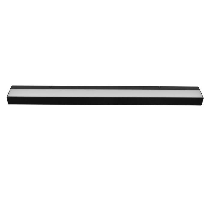 Black bathroom wall light modern, Basma, 13W, 3000K LED, IP44